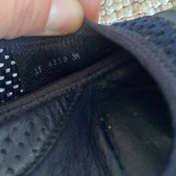 Prada Navy Mesh Ballet Flats size 38 with box - Picture 8 of 8